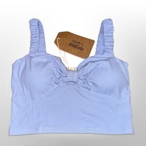 Listicle Ice Blue Tank Top NWT